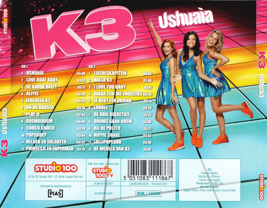 K3 : Ushuaia (2xCD, Album)