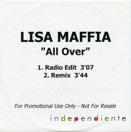 Lisa Maffia : All Over (CDr, Single, Promo)