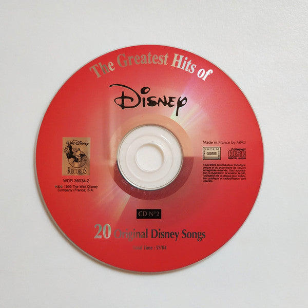 Various : The Greatest Hits Of Walt Disney (2xCD, Comp)