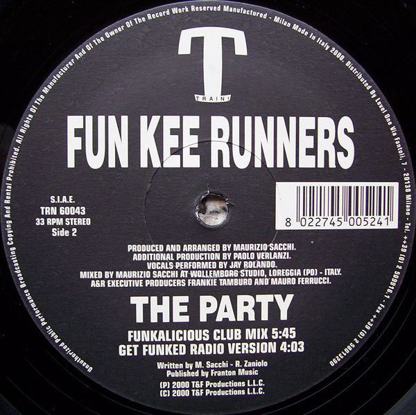 Fun Kee Runners : The Party (12")