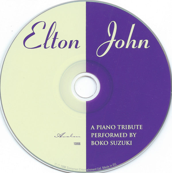 Boko Suzuki : Elton John A Piano Tribute By Boko Suzuki (CD, Album)