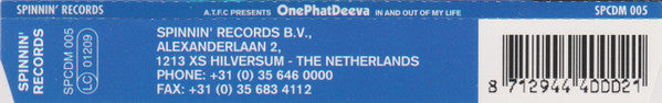 ATFC Presents OnePhatDeeva : In And Out Of My Life (CD, Maxi)