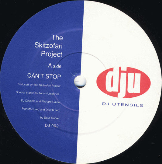 The Skitzofari Project : Can't Stop (12")