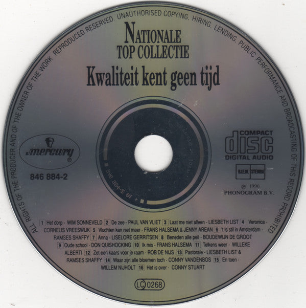 Various : Kwaliteit Kent Geen Tijd (CD, Comp)