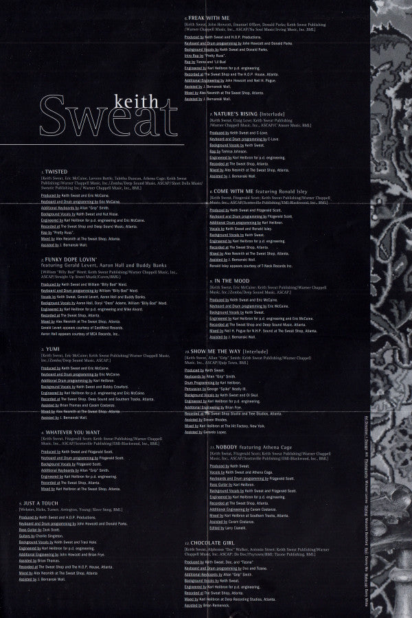 Keith Sweat : Keith Sweat (CD, Album)