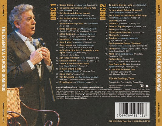 Placido Domingo : The Essential Placido Domingo (2xCD, Comp)