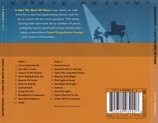 Supertramp : It Was The Best Of Times (2xCD, Album)