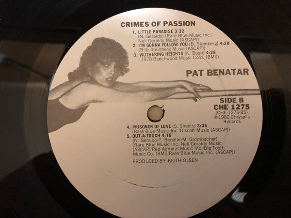 Pat Benatar : Crimes Of Passion (LP, Album, Club, Col)
