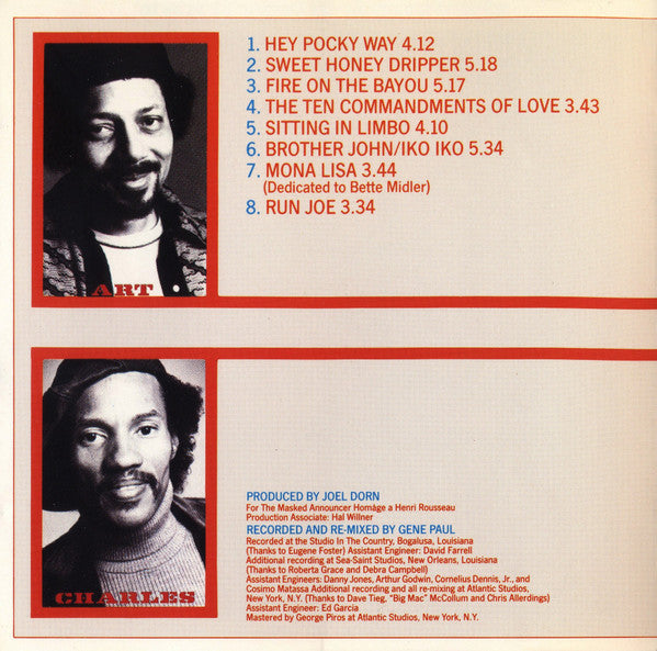 The Neville Brothers : Fiyo On The Bayou (CD, Album, RE)