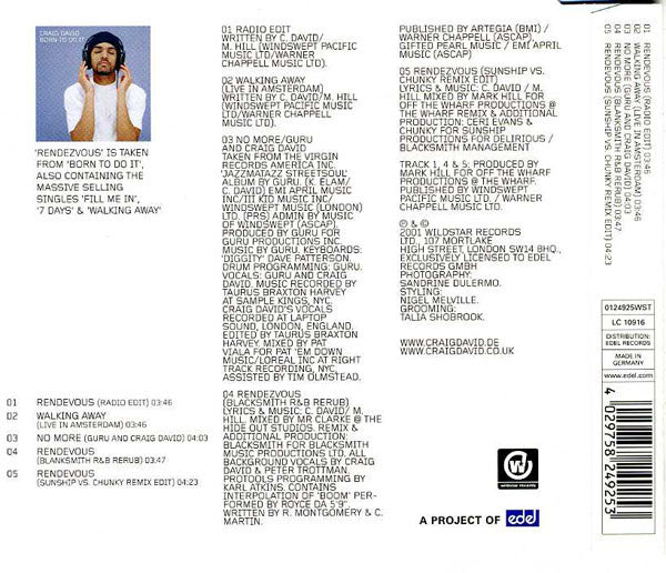 Craig David : Rendezvous (CD, Maxi)
