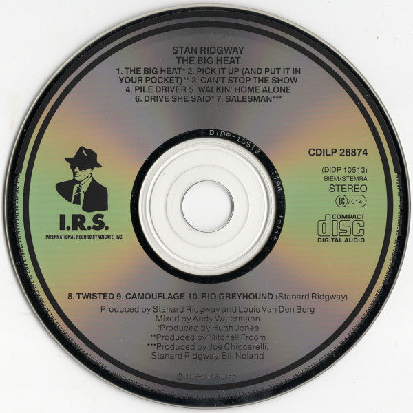 Stan Ridgway : The Big Heat (CD, Album)