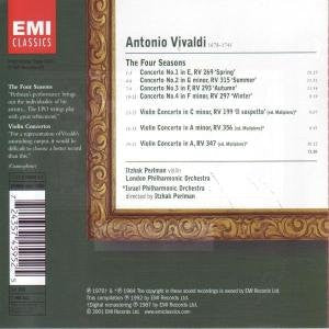 Antonio Vivaldi - London Philharmonic Orchestra, Israel Philharmonic Orchestra, Itzhak Perlman : The Four Seasons / 3 Violin Concertos (CD, Comp, RM)