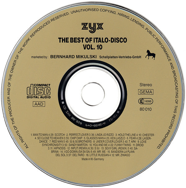 Various : The Best Of Italo Disco Vol. 10 (CD, Comp)