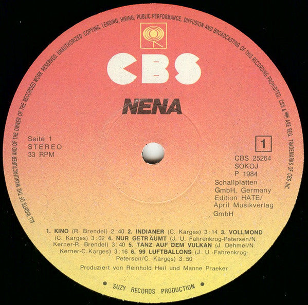 Nena : Nena (LP, Album)