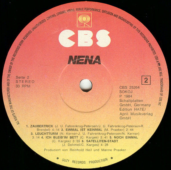 Nena : Nena (LP, Album)