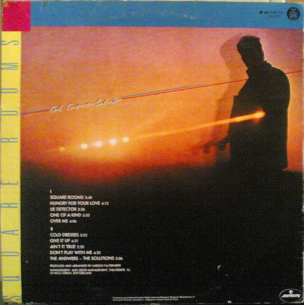 Al Corley : Square Rooms (LP, Album)