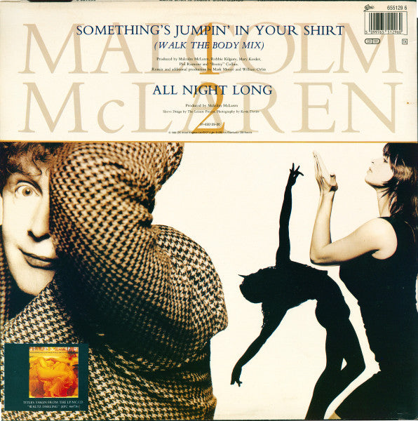 Lisa Marie With Malcolm McLaren And The Bootzilla Orchestra : Something's Jumpin' In Your Shirt (12", Maxi)