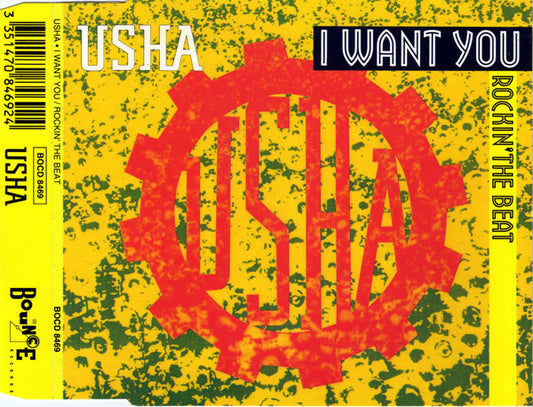 Usha : I Want You / Rockin' The Beat (CD, Maxi)
