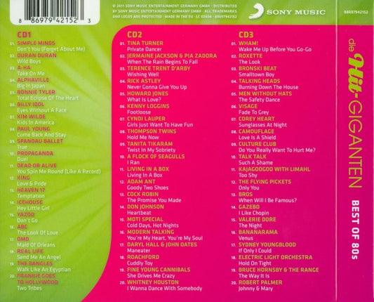 Various : Die Hit-Giganten - Best Of 80s (3xCD, Comp, Dig)