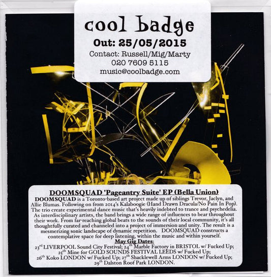 Doomsquad : Pageantry Suite (CDr, EP, Promo)