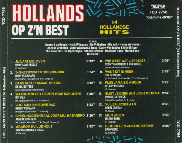 Various : Hollands Op Z'n Best (CD, Comp)