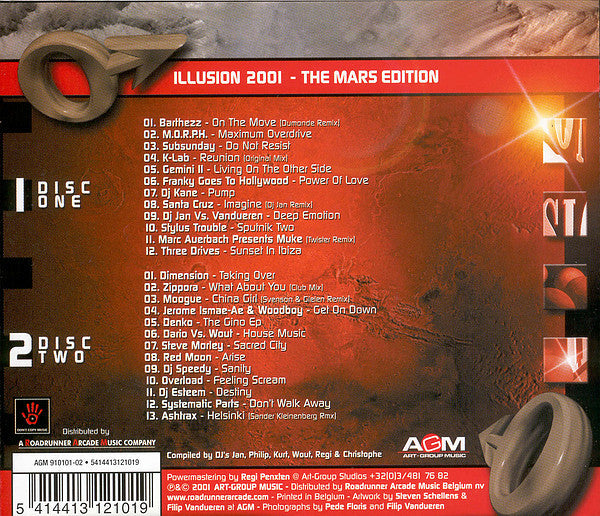 Various : Illusion 2001 - The Mars Edition (2xCD, Comp)
