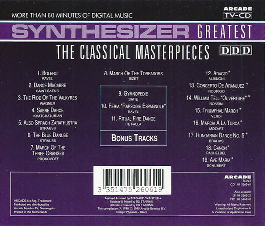 Ed Starink : Synthesizer Greatest - The Classical Masterpieces (CD, Album)