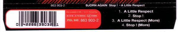 Bjorn Again : Erasure-Ish (Stop ! · A Little Respect) (CD, Maxi)