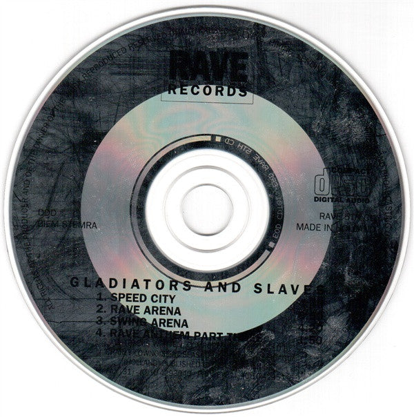 Gladiators & Slaves, Charly Lownoise : Speed City (CD, Maxi)