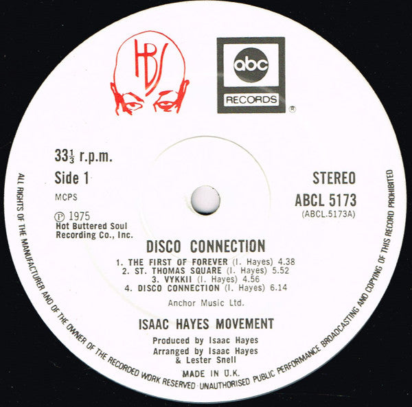 Isaac Hayes Movement : Disco Connection (LP, Album, Whi)