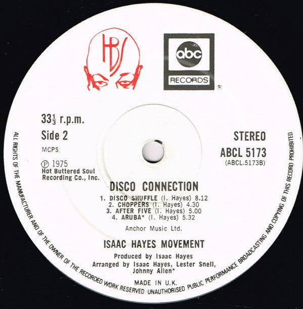 Isaac Hayes Movement : Disco Connection (LP, Album, Whi)