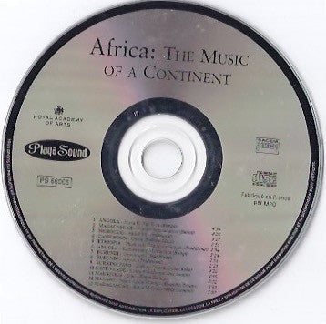 Various : Africa: The Music Of A Continent (CD, Album, Comp)