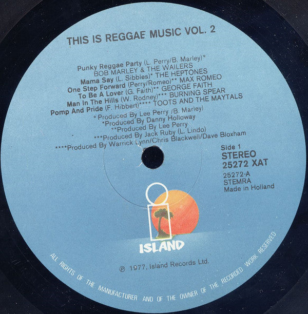 Various : This Is Reggae Music Vol. 2 (LP, Comp)