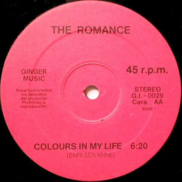 The Romance (3) : Bailarina (12", Maxi)