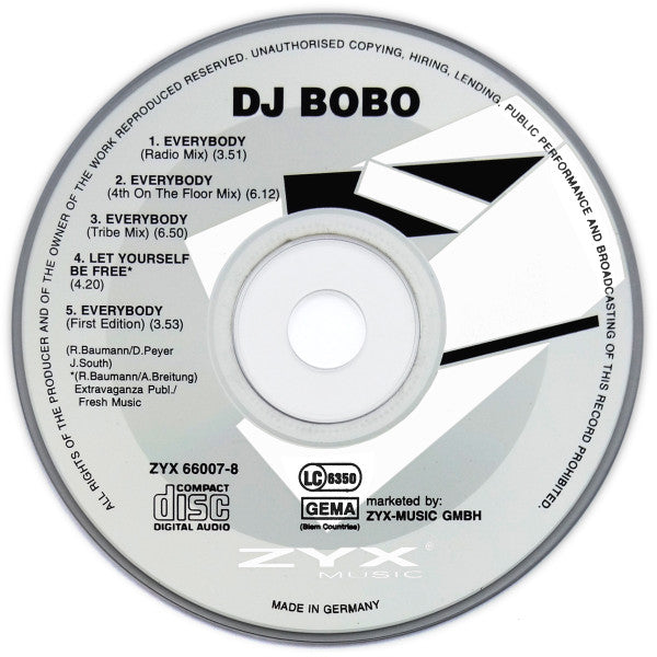 DJ BoBo : Everybody (CD, Maxi)
