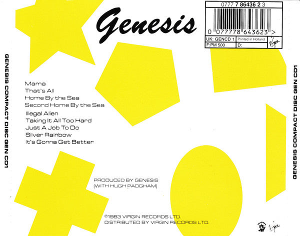 Genesis : Genesis (CD, Album, RE)