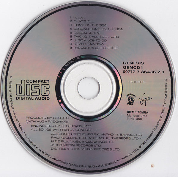 Genesis : Genesis (CD, Album, RE)