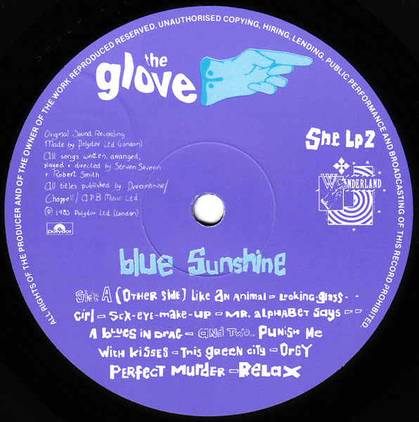 The Glove : Blue Sunshine (LP, Album)