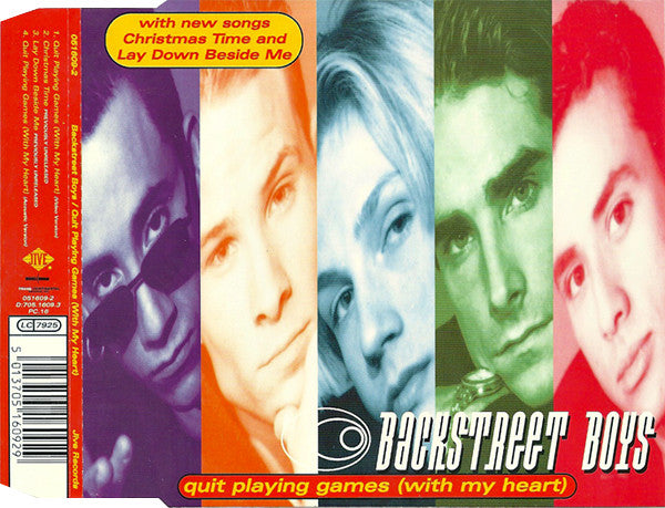 Backstreet Boys : Quit Playing Games (With My Heart) (CD, Maxi)