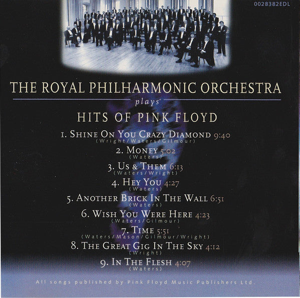 Royal Philharmonic Orchestra : Plays Hits Of Pink Floyd (CD)