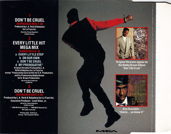 Bobby Brown : Don't Be Cruel / Every Little Hit Mega Mix (CD, Maxi)