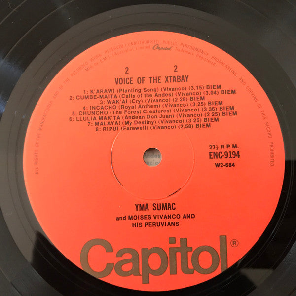 Yma Sumac : Voice Of The Xtabay (LP, Album, Comp, Mono, RE)