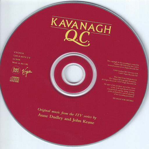 Anne Dudley And John Keane (3) : Kavanagh Q.C. (Original Music From The ITV Series) (CD, Album)