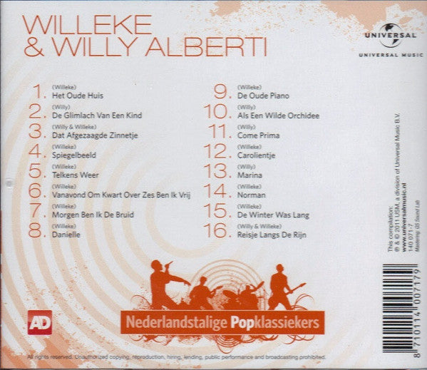 Willy & Willeke Alberti : Nederlandstalige Popklassiekers (CD, Comp)
