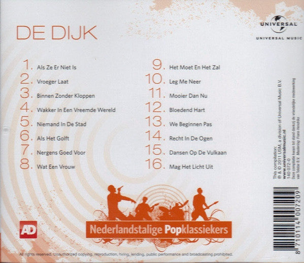 De Dijk : Nederlandstalige Popklassiekers (CD, Comp)