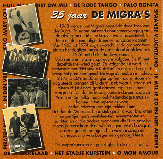 De Migra's : 35 Jaar De Migra's Hun Grootste Successen (CD, Comp)