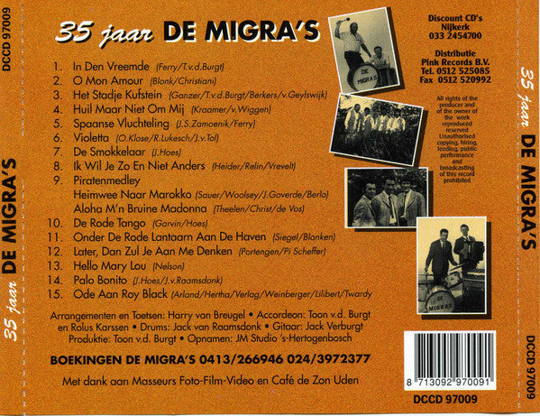 De Migra's : 35 Jaar De Migra's Hun Grootste Successen (CD, Comp)