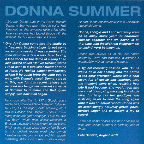 Donna Summer : The Ultimate Collection (CD, Comp, RM)