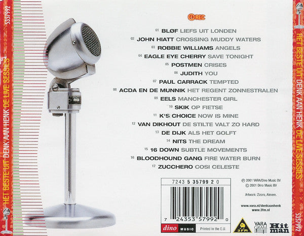 Various : Het Beste Uit Denk Aan Henk - De Live Sessies (CD, Comp)