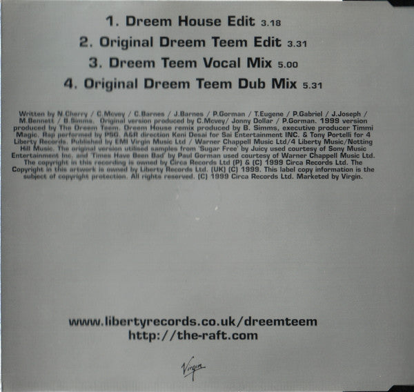 Dreem Teem 'V' Neneh Cherry : Buddy X 99 (CD, Maxi)